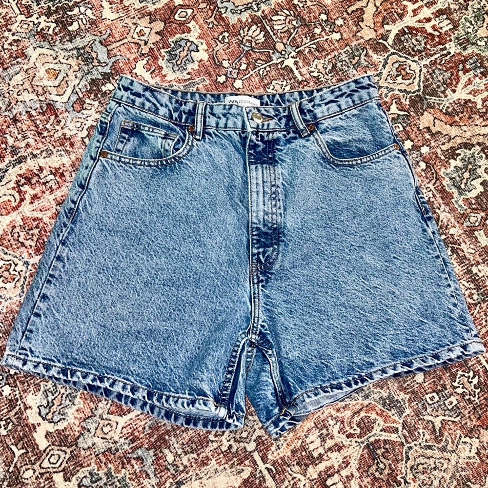 Zara Mom Jean Shorts